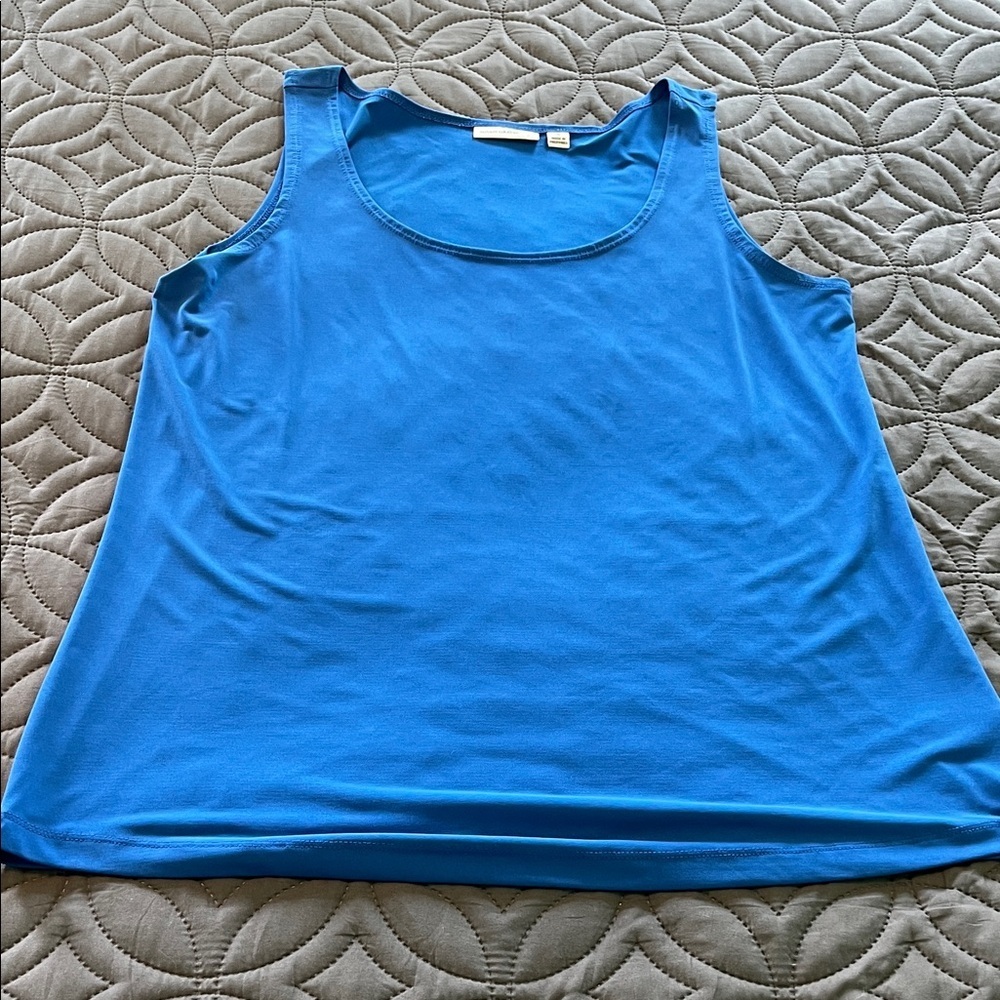 Susan Graver royal blue perfect tank new
